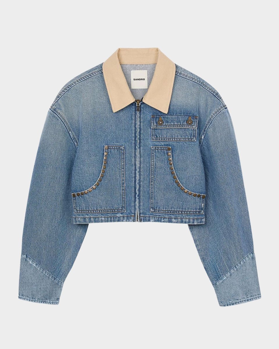 Kansas Studded Denim Jacket